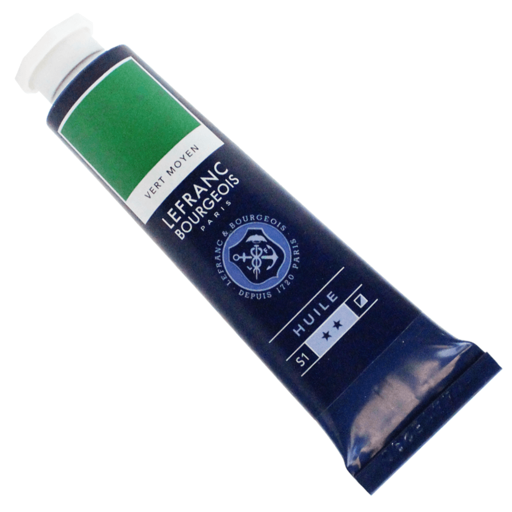 Tinta Óleo Fine Lefranc & Bourgeois 40ml 561 Medium Green